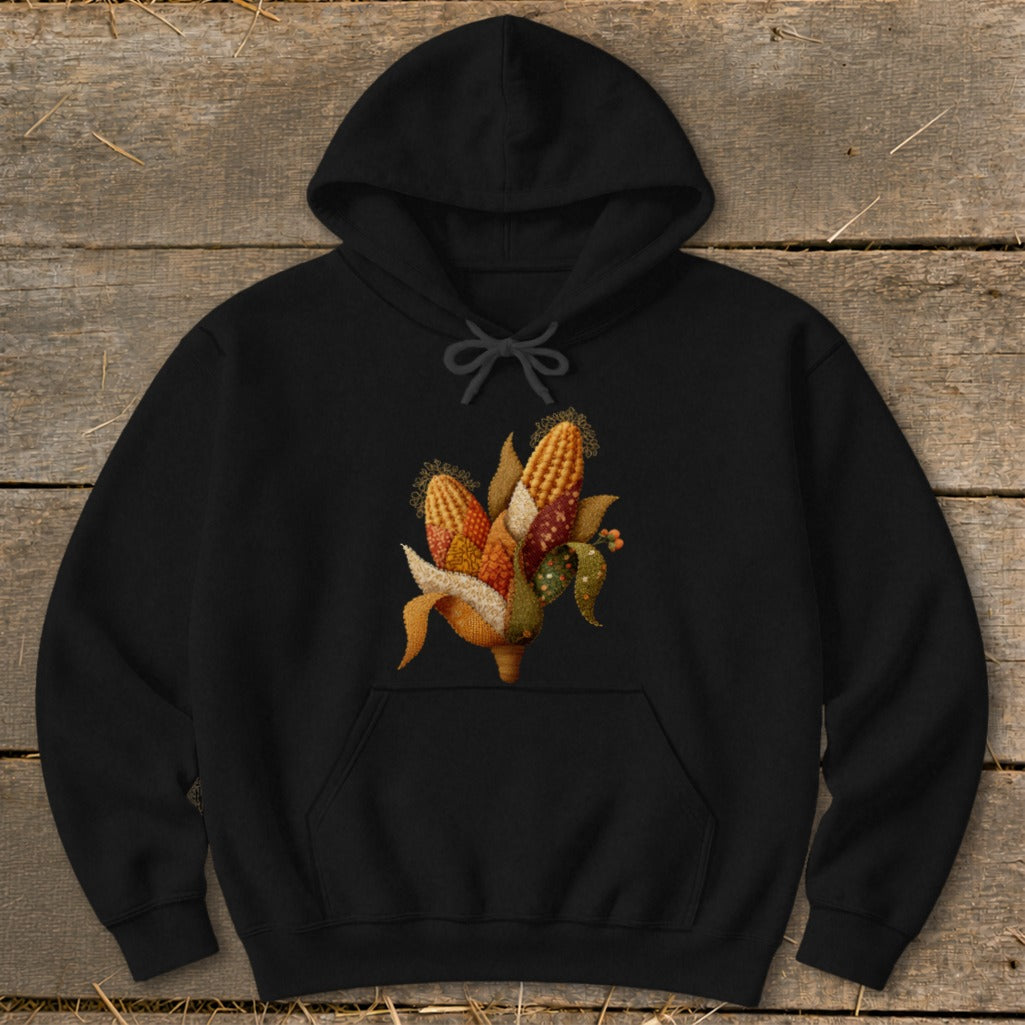 Faux Embroidery Corn Stalk Hoodie product image 3