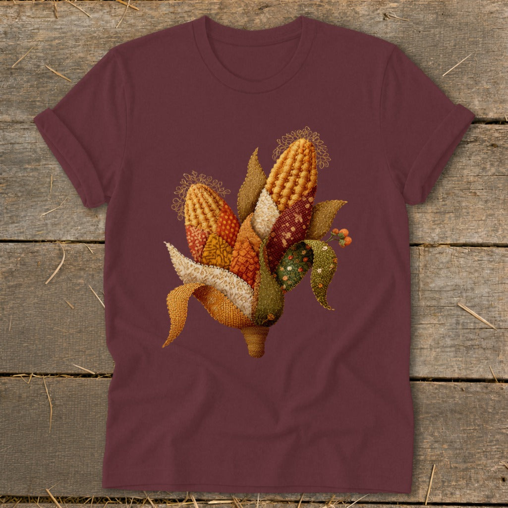 Faux Embroidery Corn Stalk Softstyle Tee product image 1