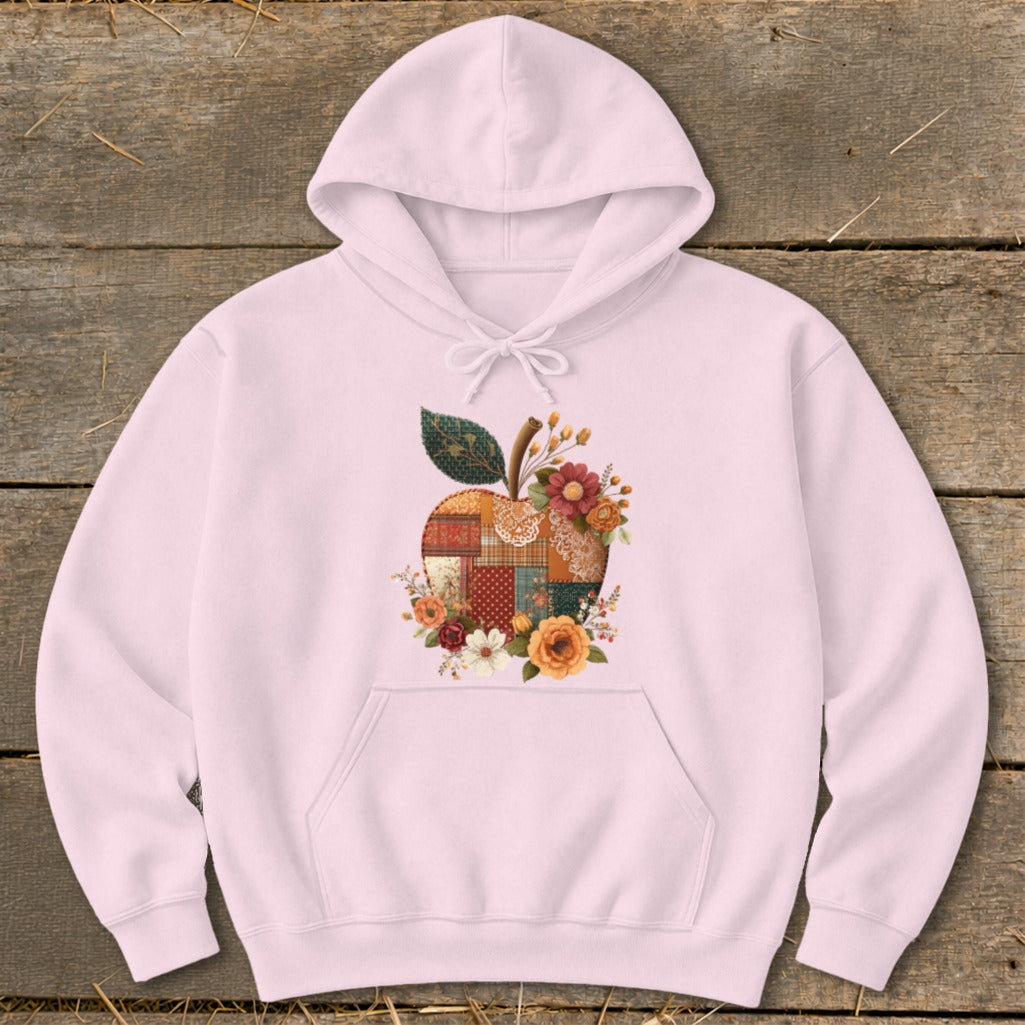 Faux Patchwork Apple Hoodie product image 2