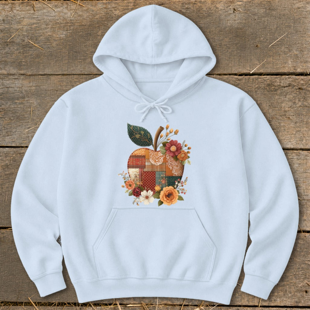 Faux Patchwork Apple Hoodie product image 3