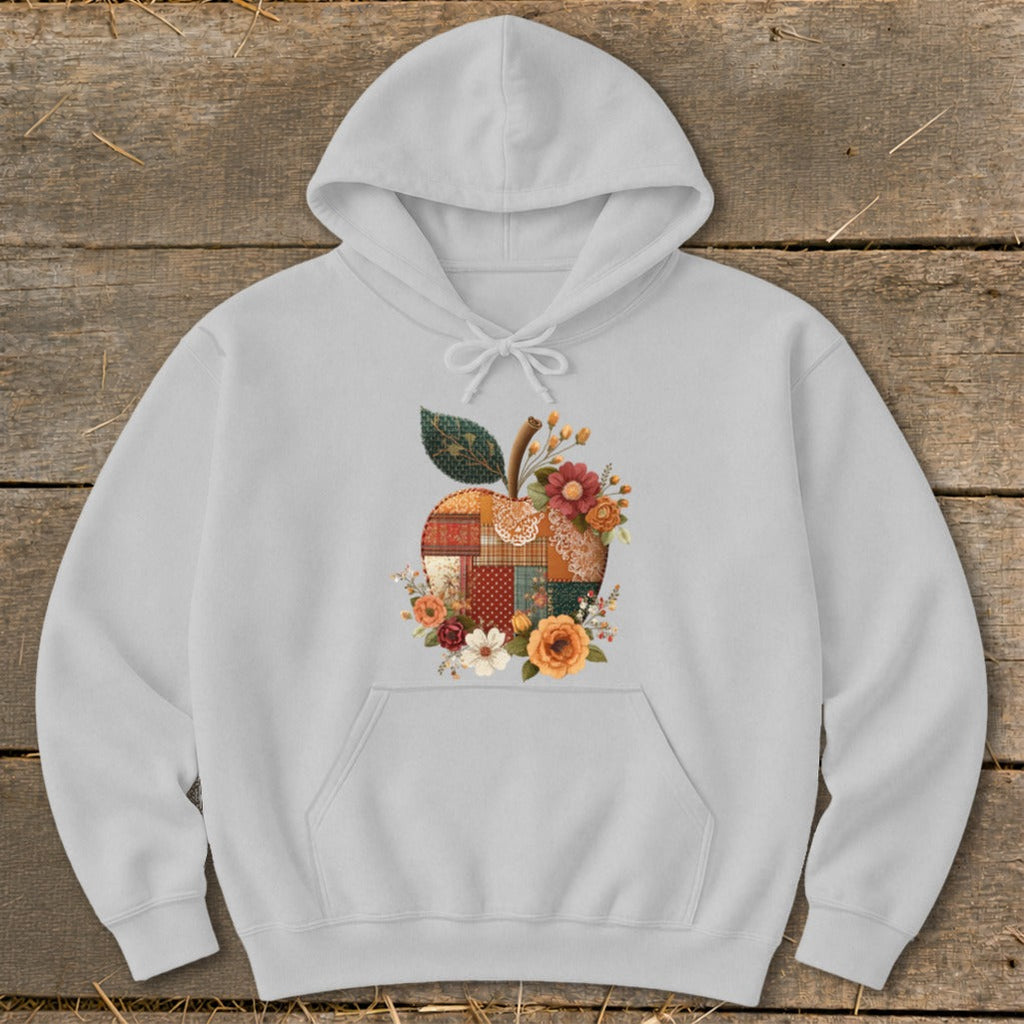 Faux Patchwork Apple Hoodie product image 4