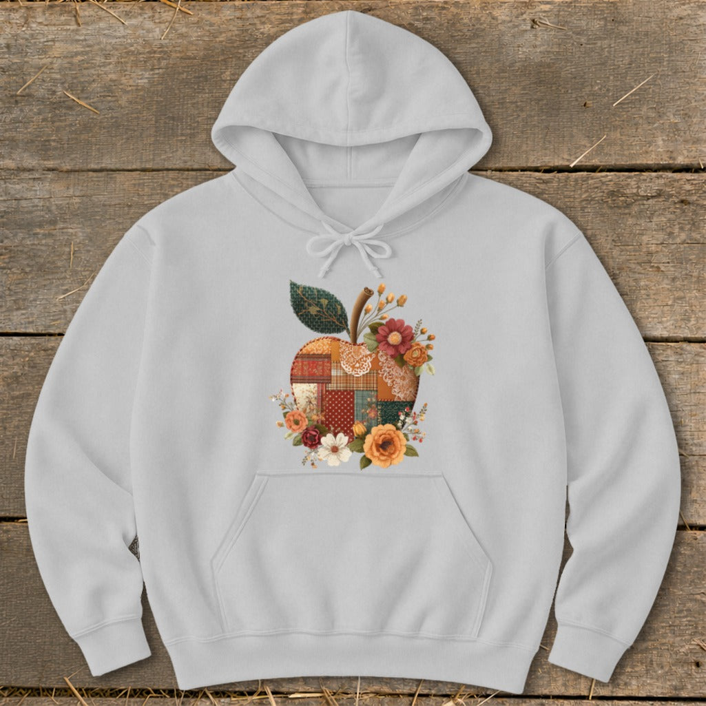 Faux Patchwork Apple Hoodie product image 4