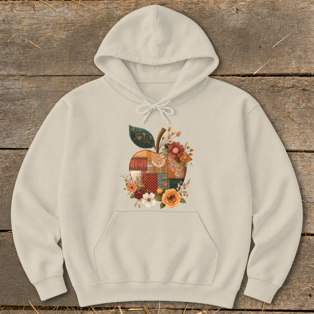 Faux Patchwork Apple Hoodie product image 7