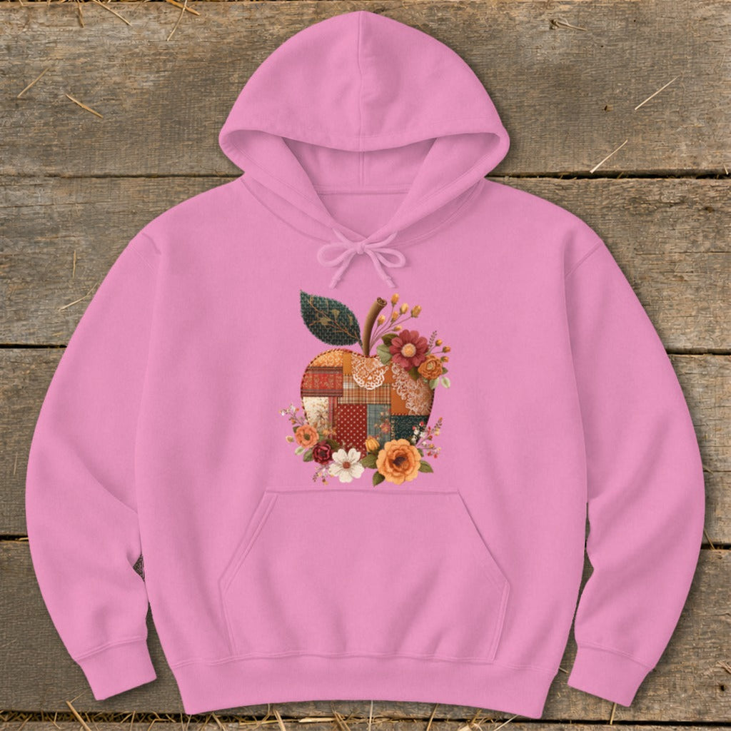 Faux Patchwork Apple Hoodie product image 8
