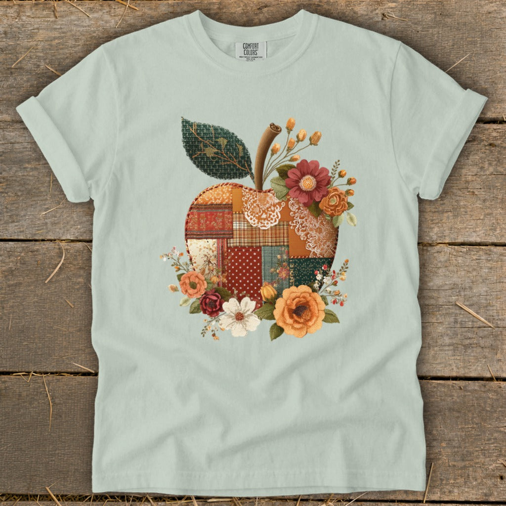 Faux Patchwork Apple Signature Tee product image 4