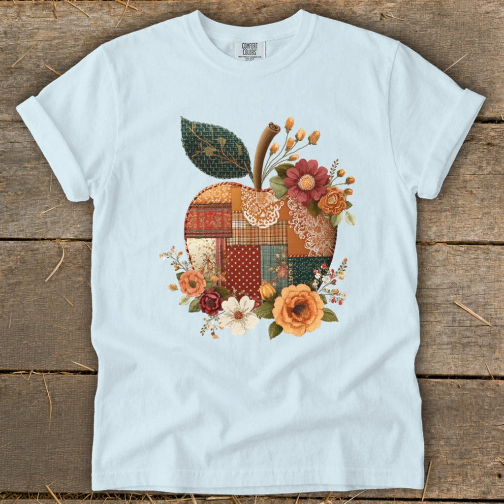 Faux Patchwork Apple Signature Tee product image 5