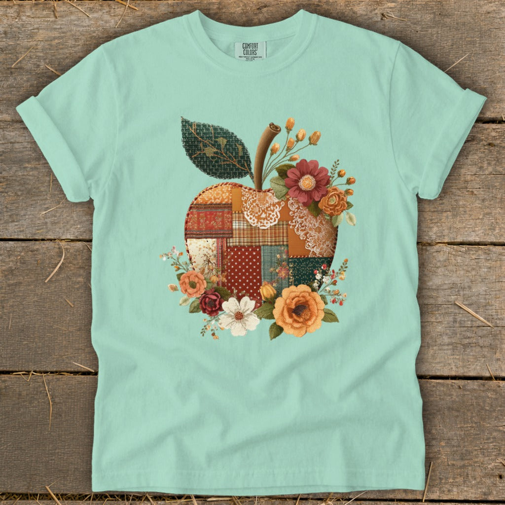 Faux Patchwork Apple Signature Tee product image 6
