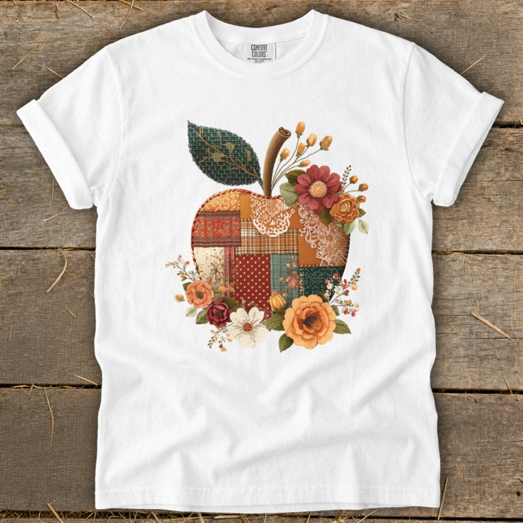 Faux Patchwork Apple Signature Tee product image 7