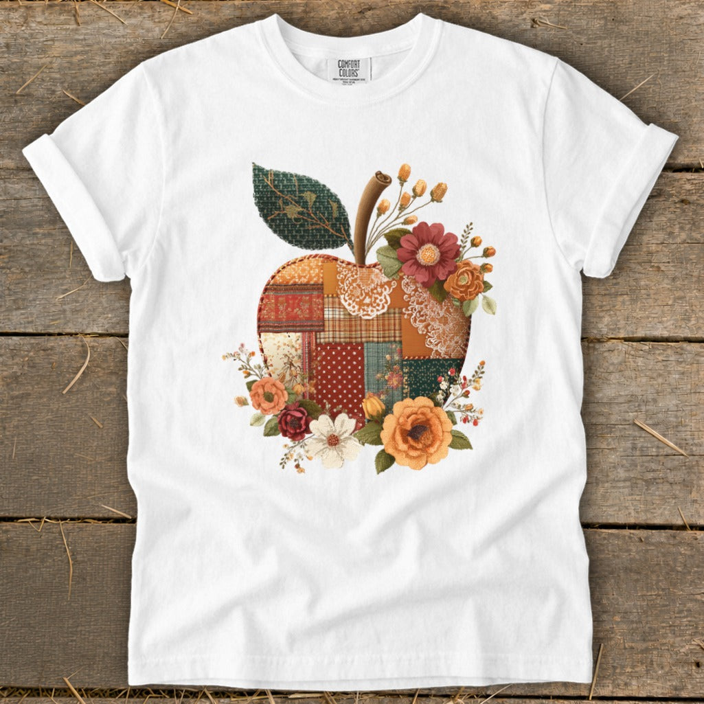Faux Patchwork Apple Signature Tee product image 7