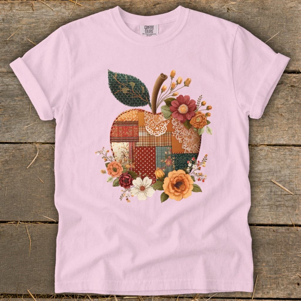 Faux Patchwork Apple Signature Tee product image 1