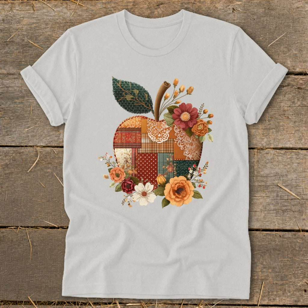 Faux Patchwork Apple Softstyle Tee product image 2