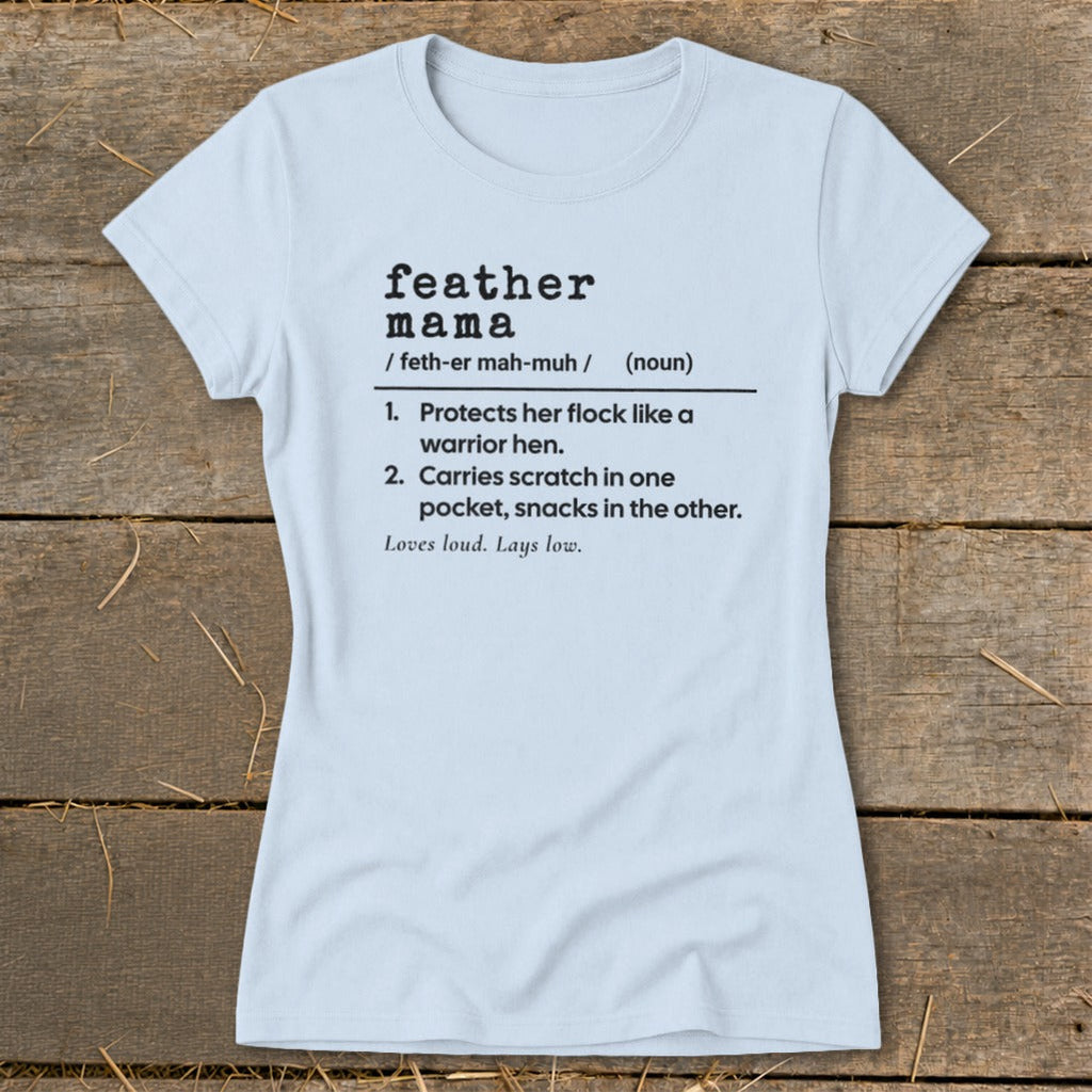 Feather Mama Definition Ladies Tee product image 2