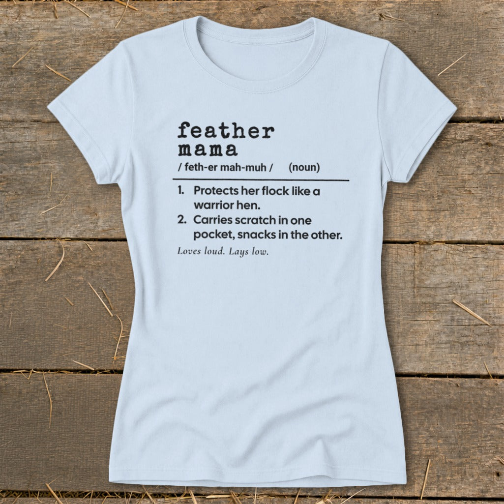 Feather Mama Definition Ladies Tee product image 2