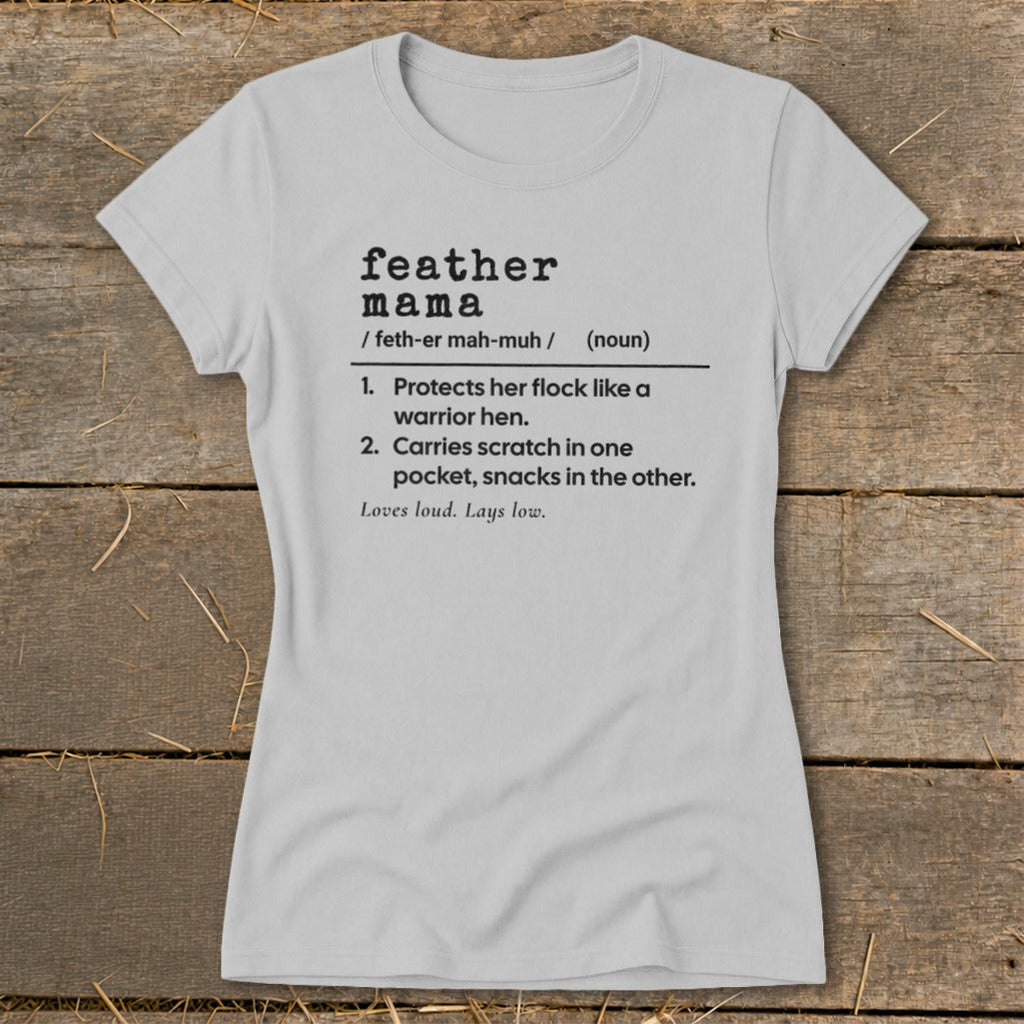 Feather Mama Definition Ladies Tee product image 3