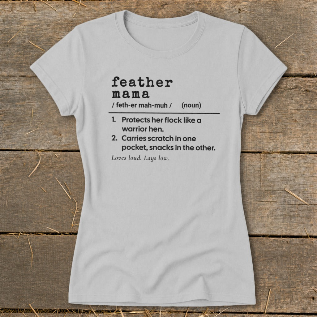 Feather Mama Definition Ladies Tee product image 3