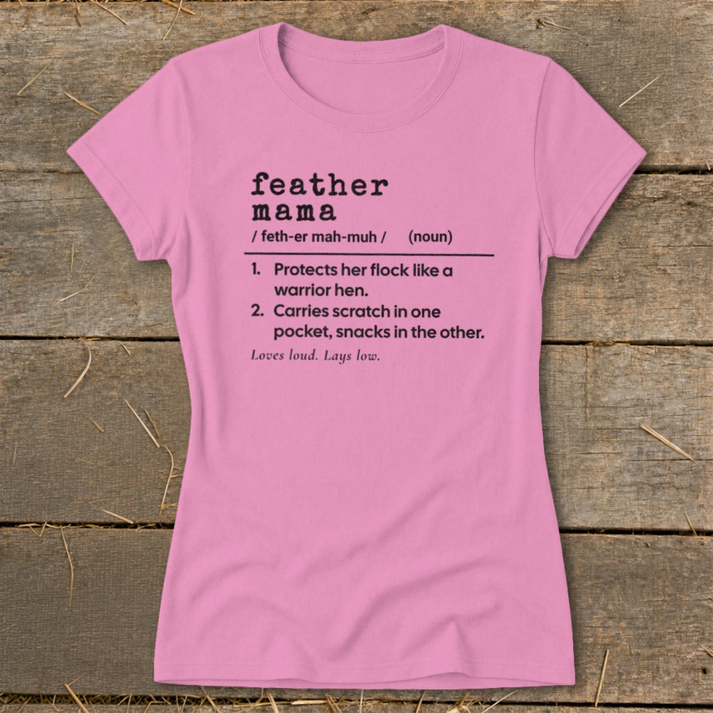 Feather Mama Definition Ladies Tee product image 4