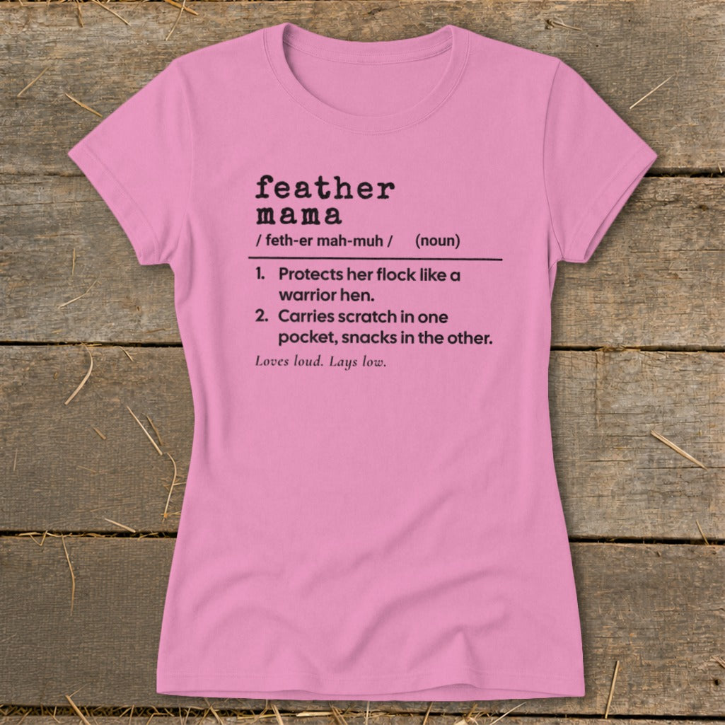 Feather Mama Definition Ladies Tee product image 4