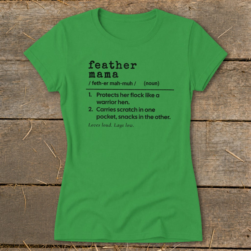 Feather Mama Definition Ladies Tee product image 6