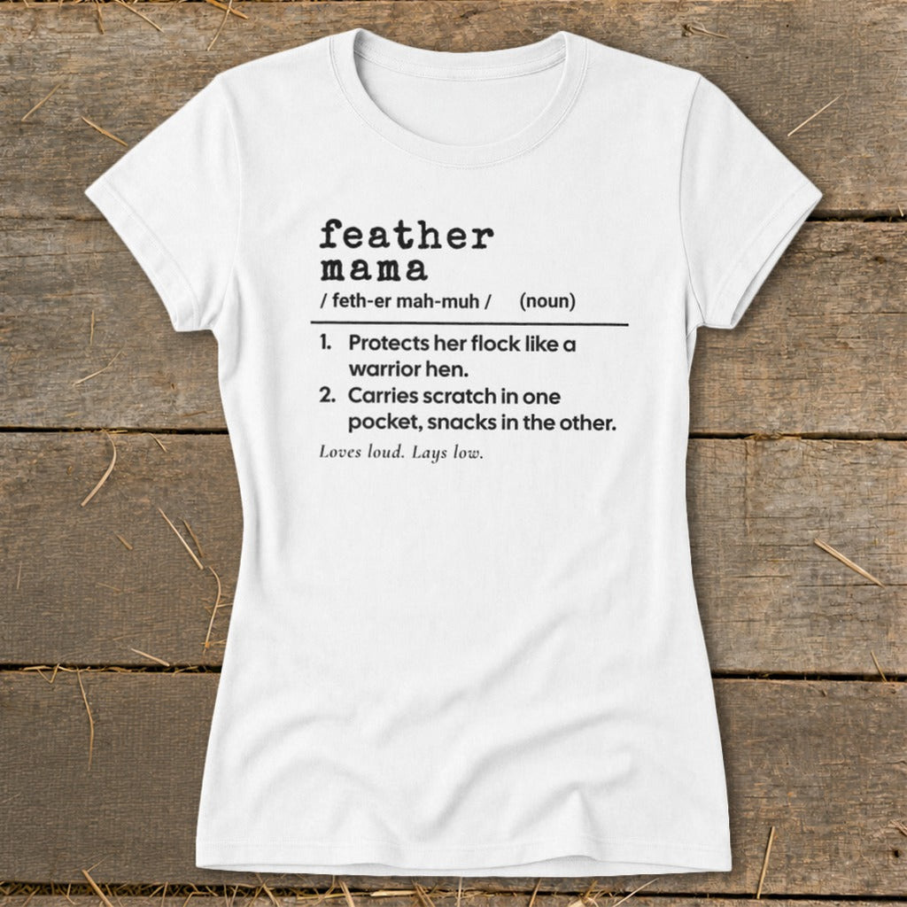 Feather Mama Definition Ladies Tee product image 1