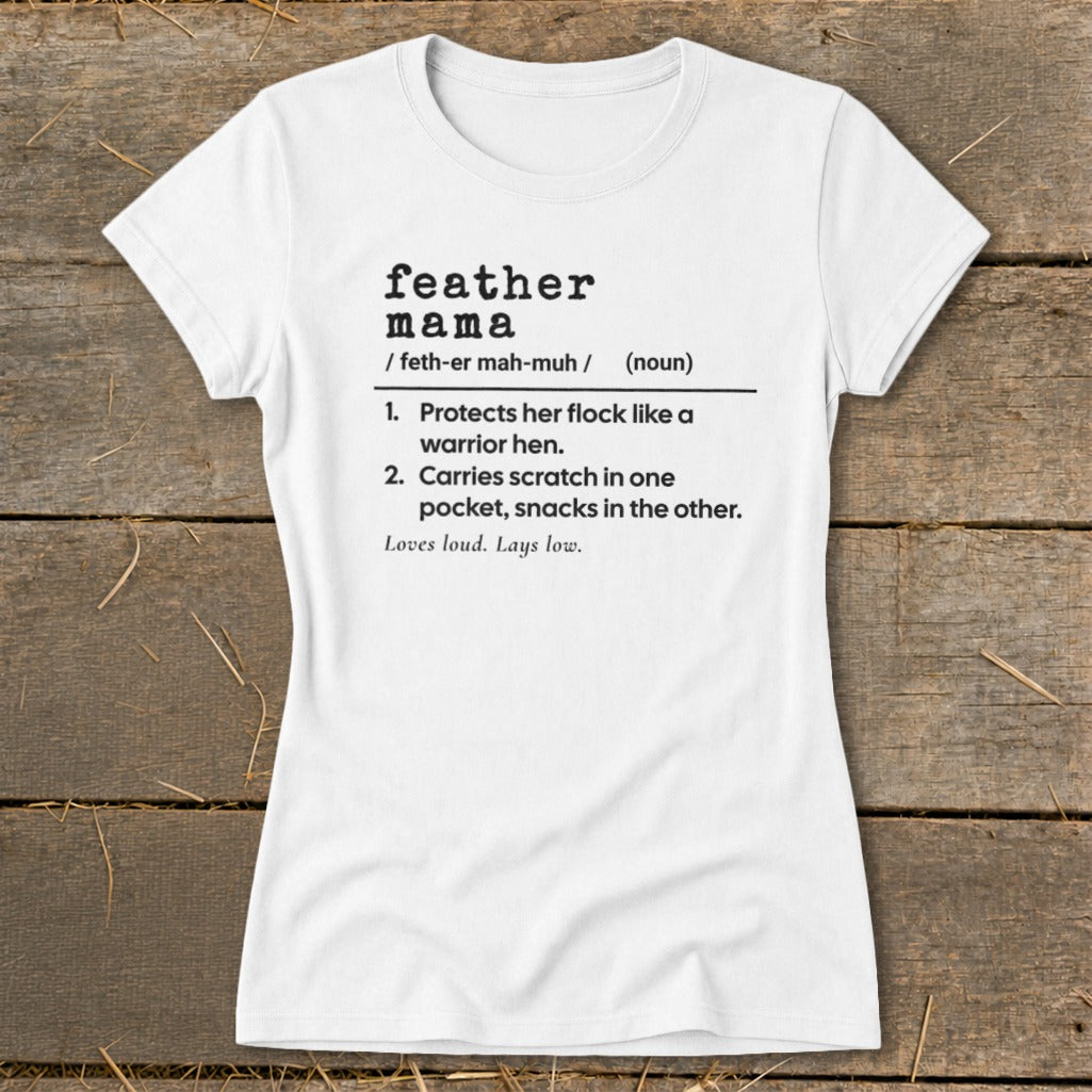 Feather Mama Definition Ladies Tee product image 1