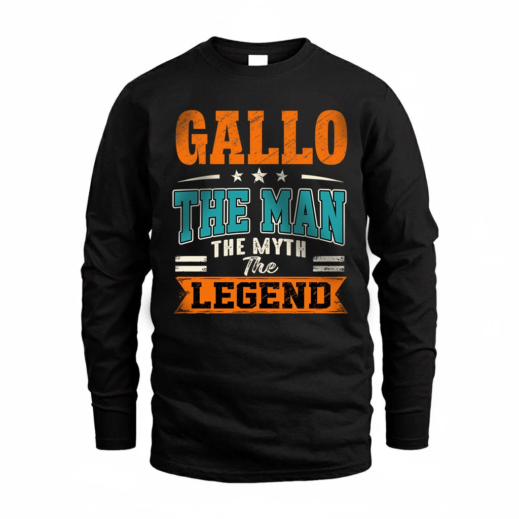 GALLO HH F007 The Man Myth Legend Personalized Shirt – Gift product image 4