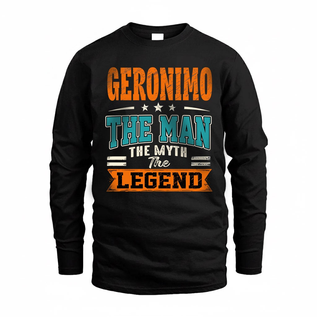 GERONIMO HH F007 The Man Myth Legend Personalized Shirt – product image 4