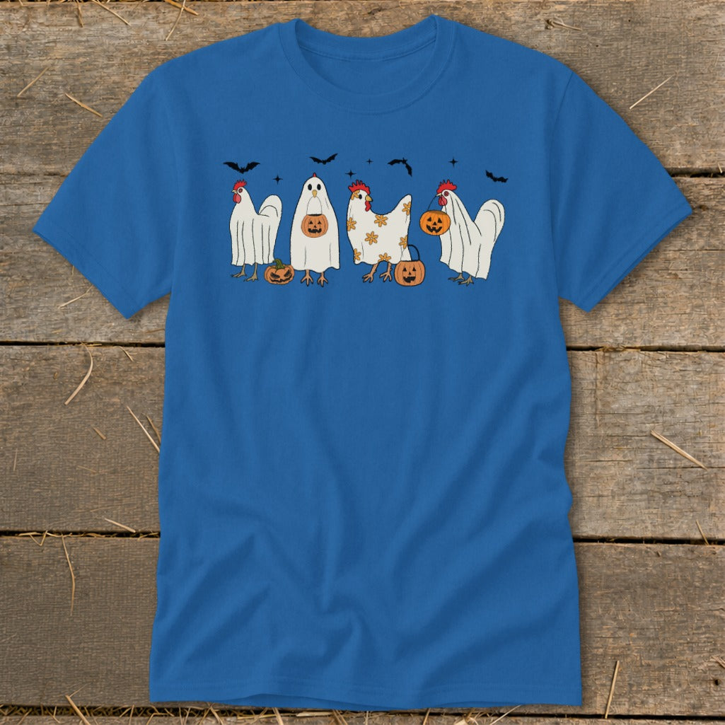 Ghostly Chickens Halloween Classic Tee product image 6