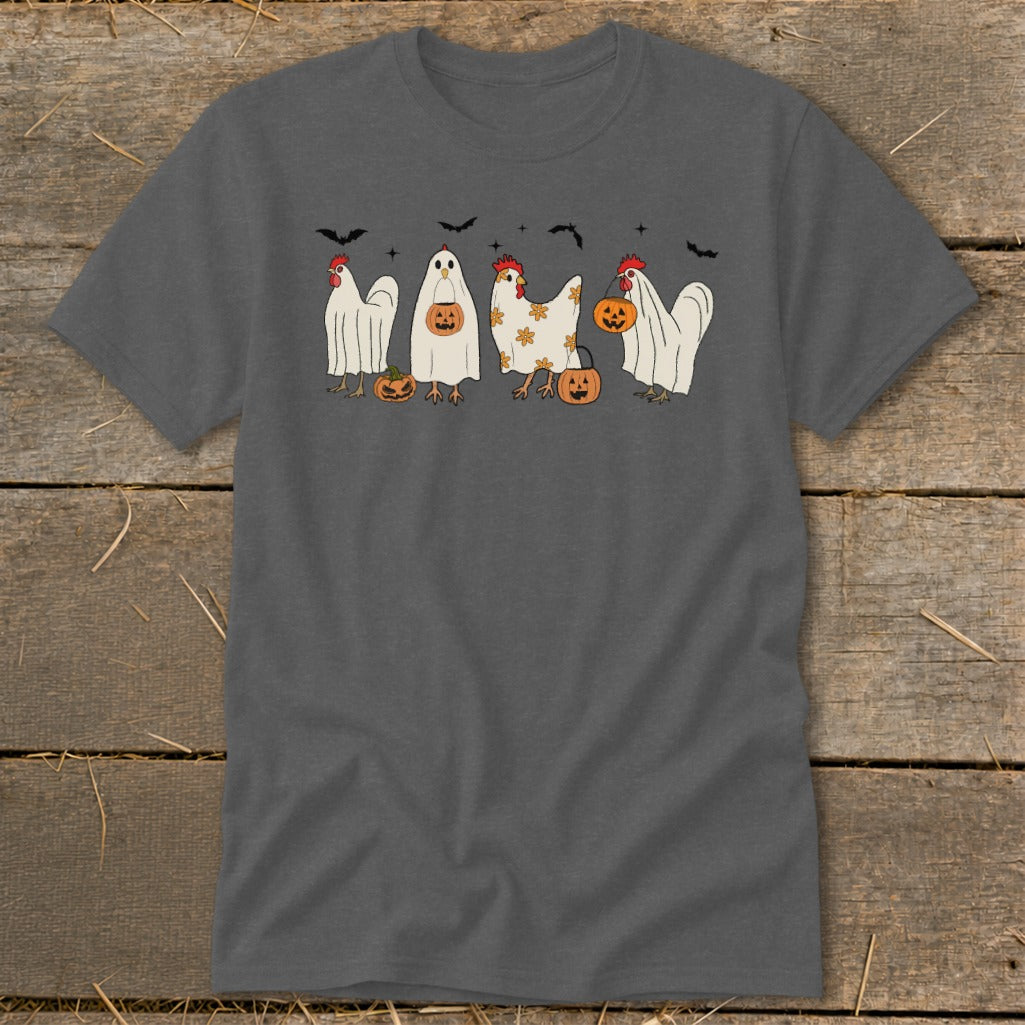 Ghostly Chickens Halloween Classic Tee product image 8