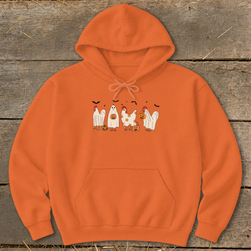 Ghostly Chickens Halloween Hoodie product image 2