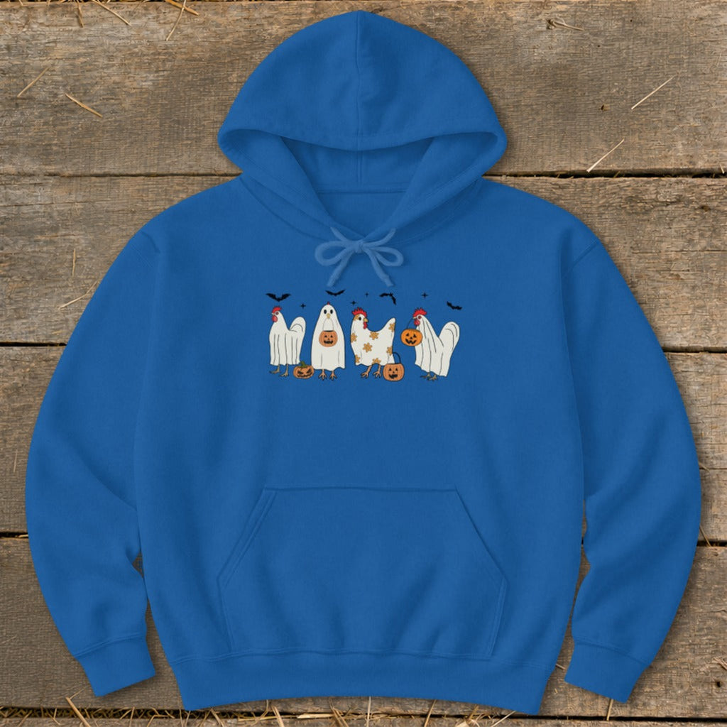 Ghostly Chickens Halloween Hoodie product image 6