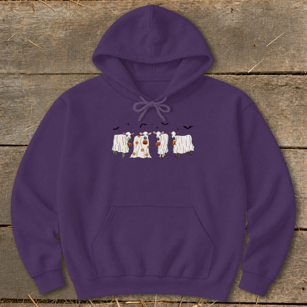 Ghostly Cows Halloween Hoodie product image 4