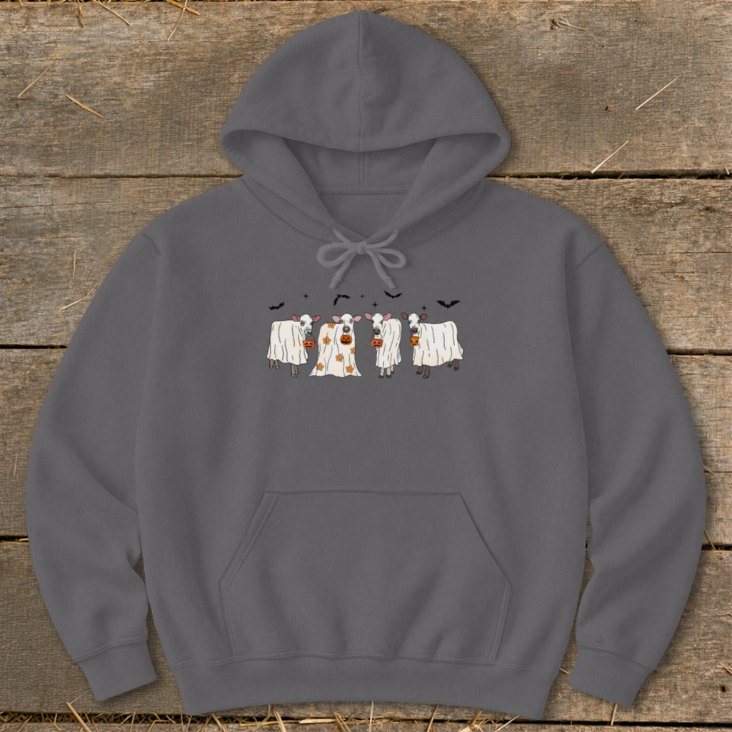 Ghostly Cows Halloween Hoodie product image 1