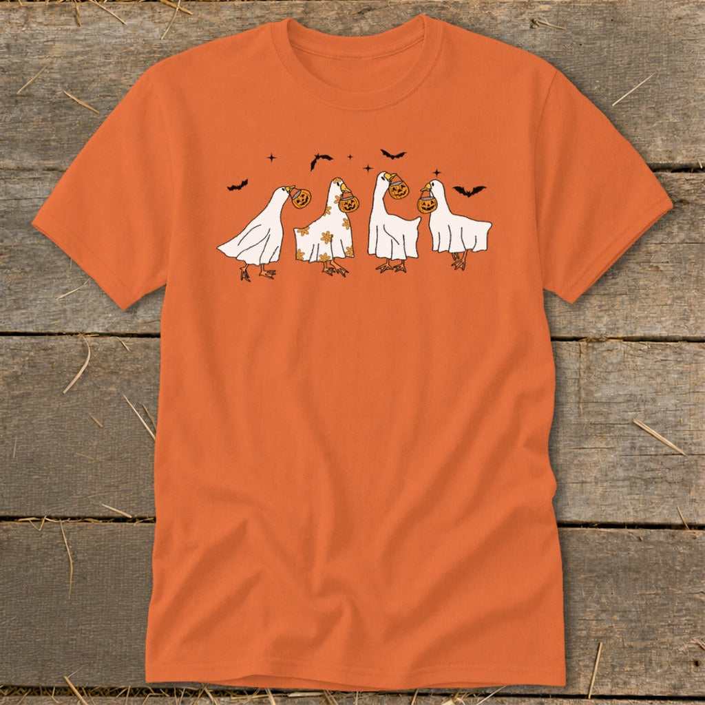 Ghostly Geese Halloween Classic Tee product image 2