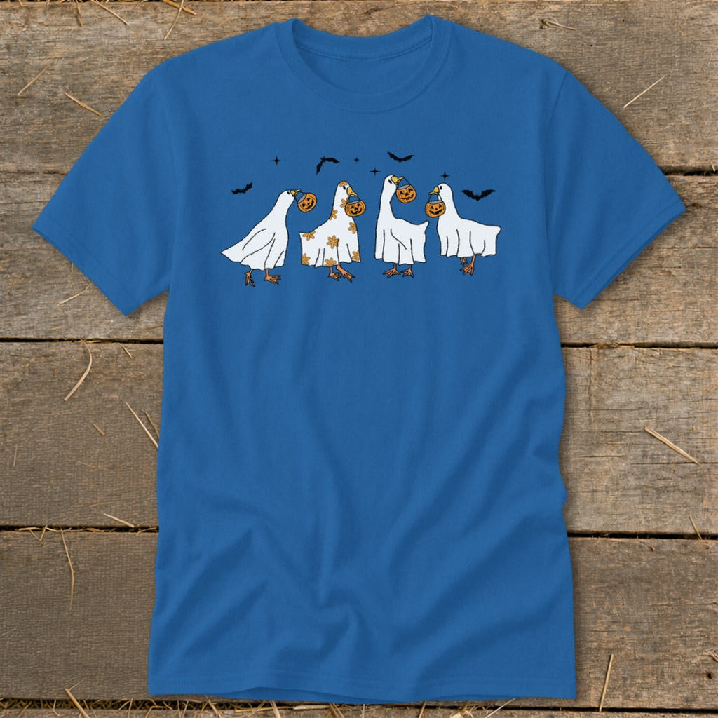 Ghostly Geese Halloween Classic Tee product image 6