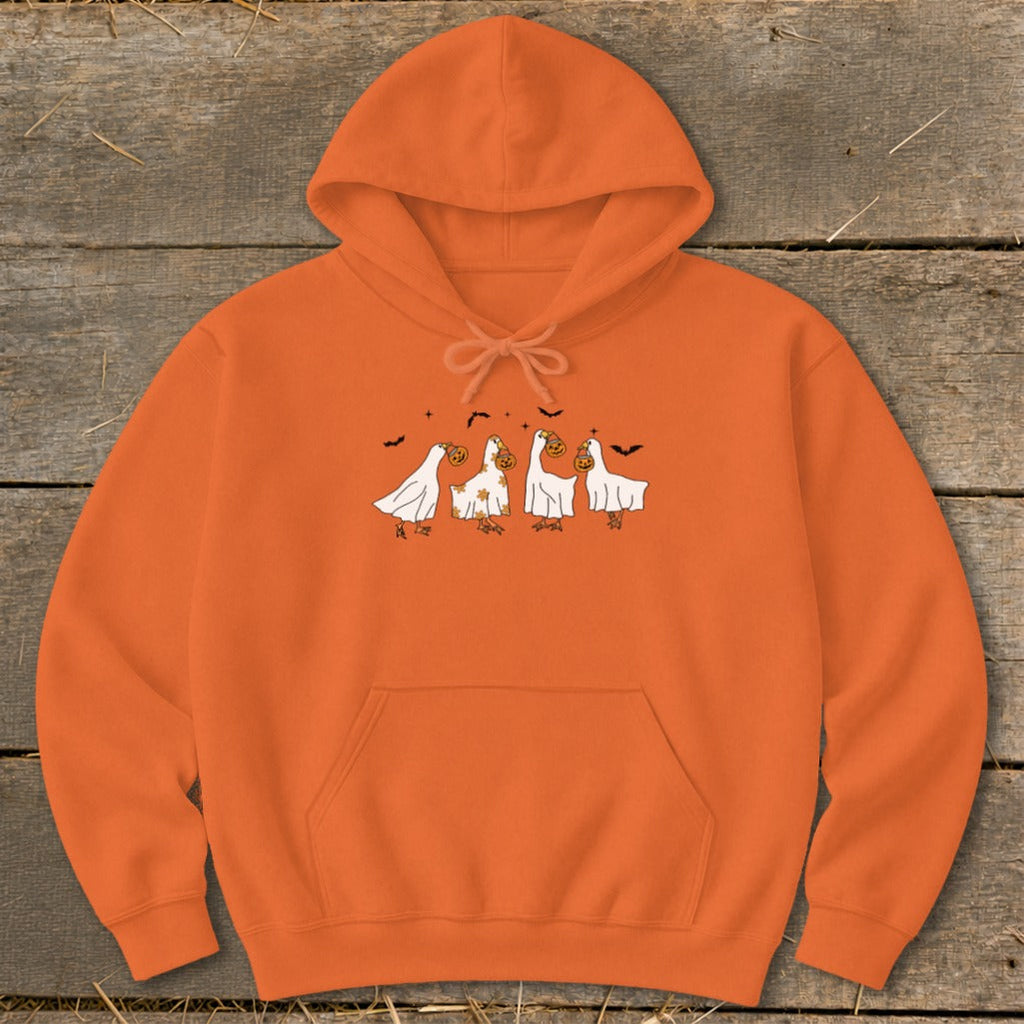 Ghostly Geese Halloween Hoodie product image 2