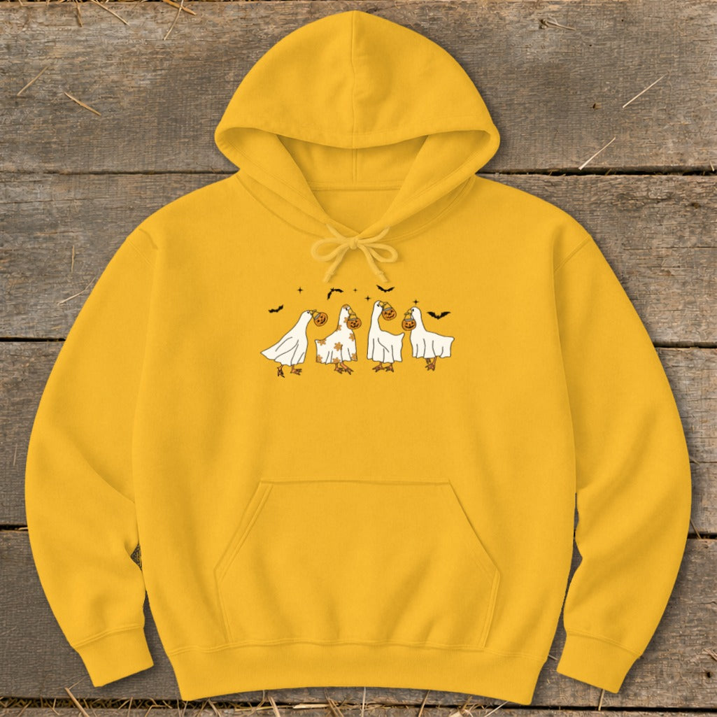 Ghostly Geese Halloween Hoodie product image 3