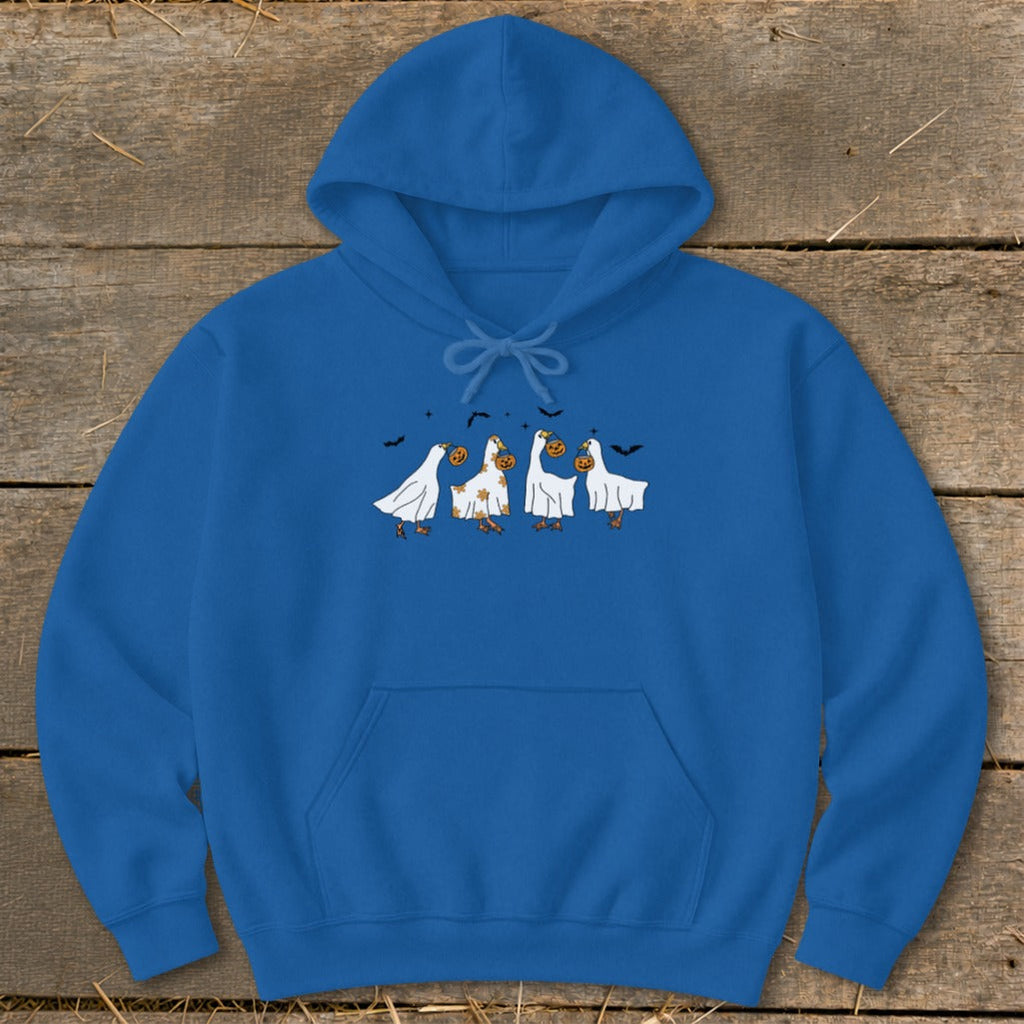Ghostly Geese Halloween Hoodie product image 6