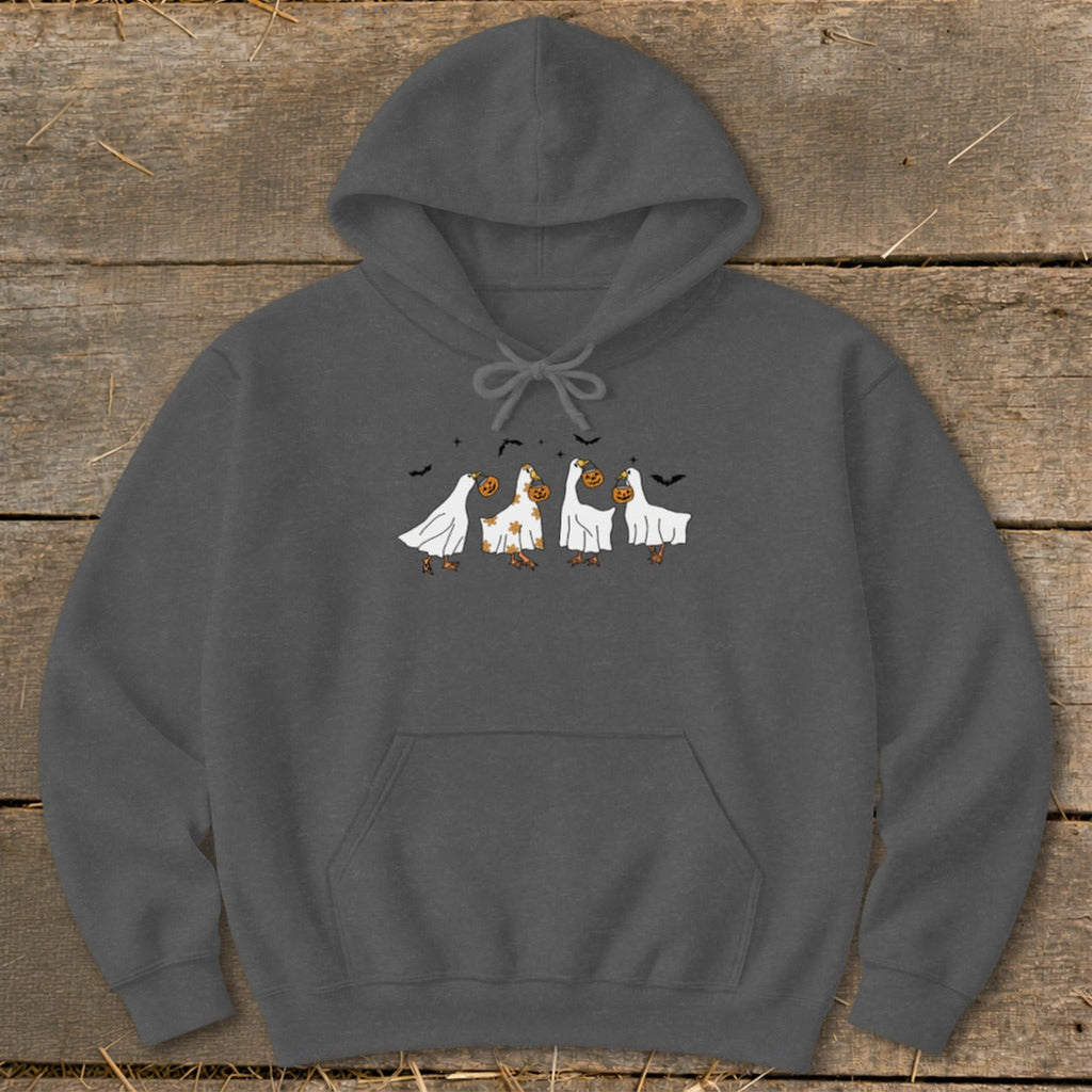 Ghostly Geese Halloween Hoodie product image 7