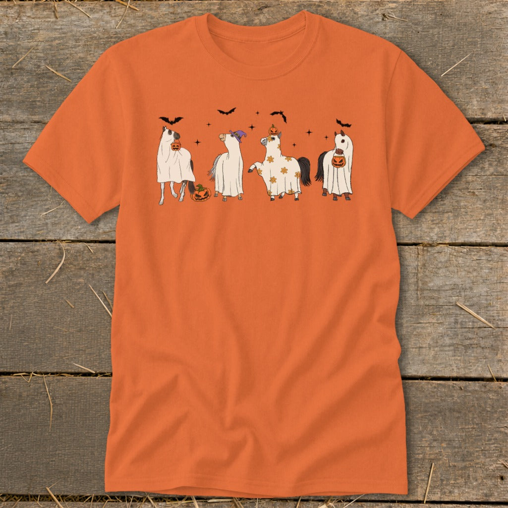 Ghostly Horses Halloween Classic Tee product image 2