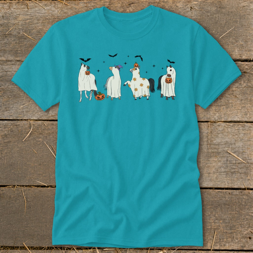 Ghostly Horses Halloween Classic Tee product image 7