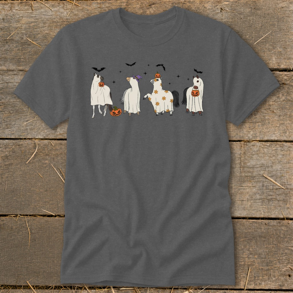Ghostly Horses Halloween Classic Tee product image 8