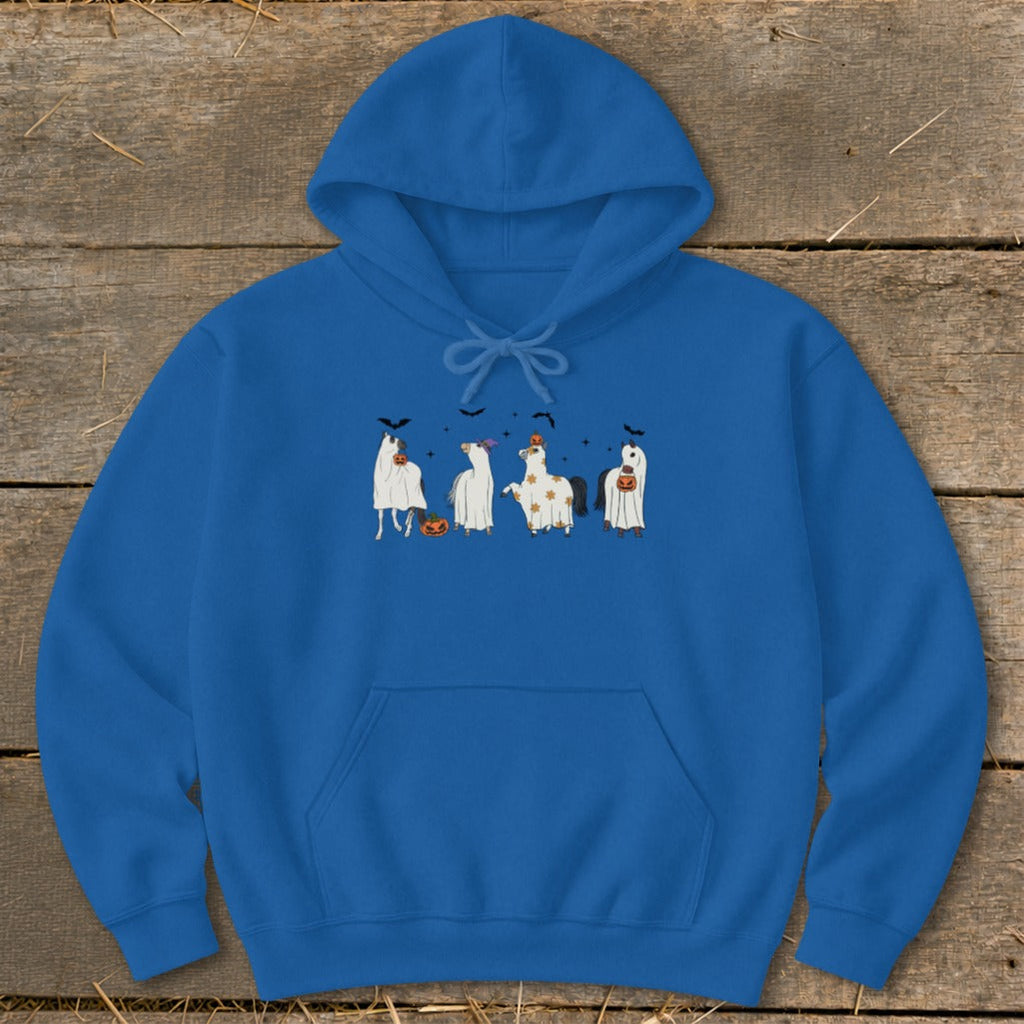 Ghostly Horses Halloween Hoodie product image 6