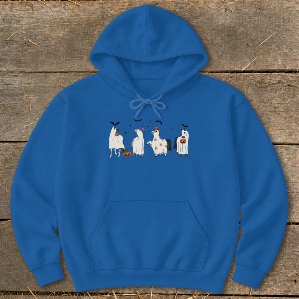 Ghostly Horses Halloween Hoodie product image 6