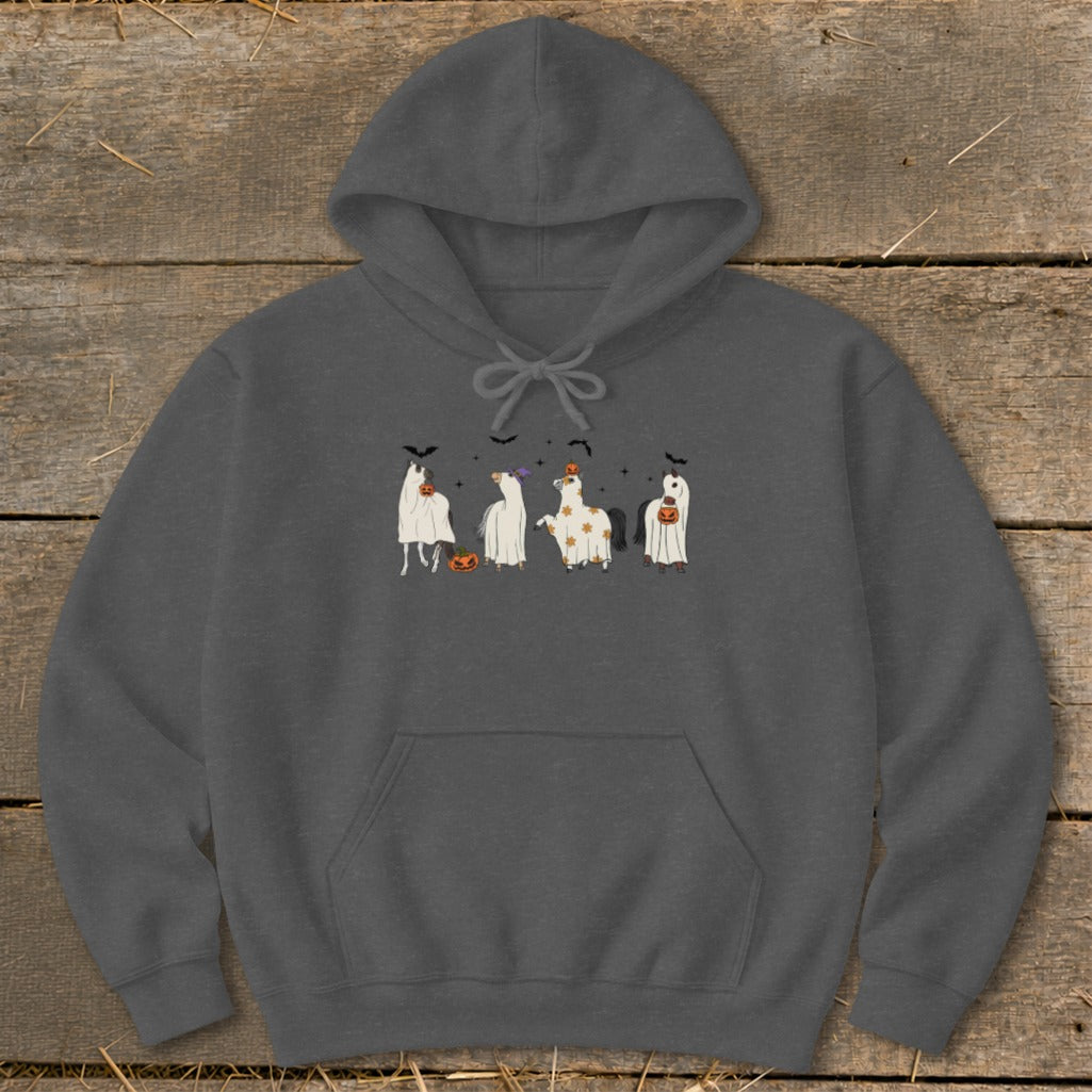 Ghostly Horses Halloween Hoodie product image 7