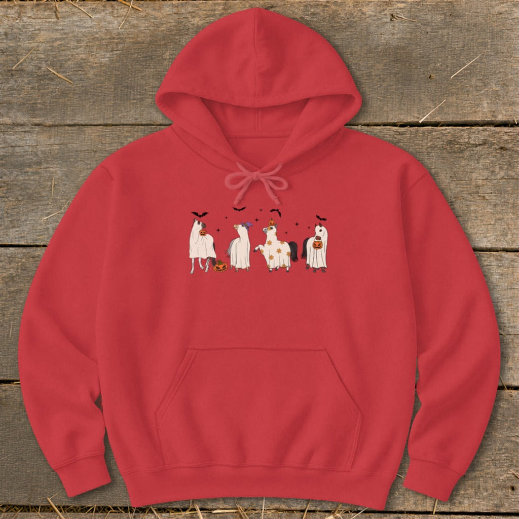 Ghostly Horses Halloween Hoodie product image 8