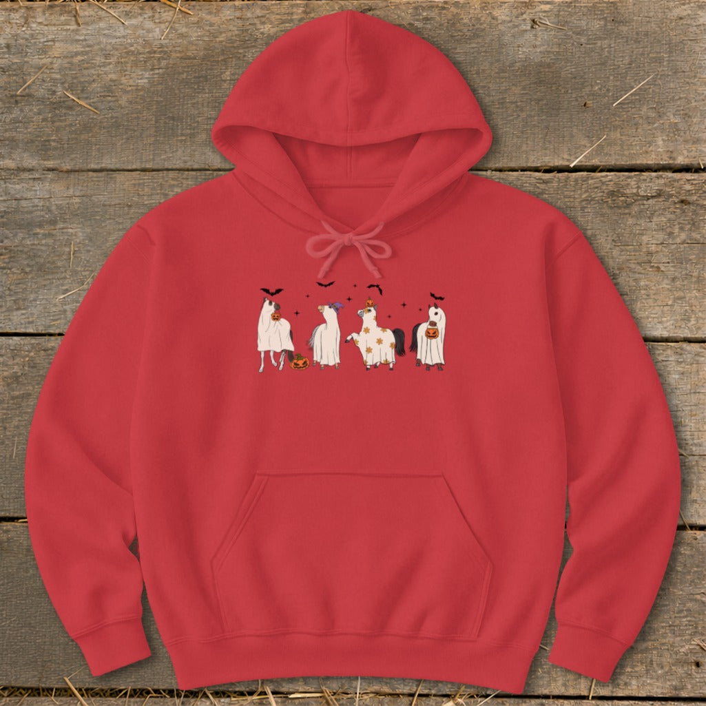Ghostly Horses Halloween Hoodie product image 8
