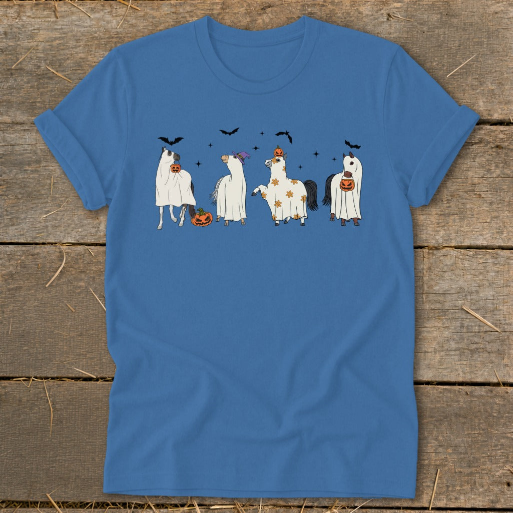 Ghostly Horses Halloween Softstyle Tee product image 8