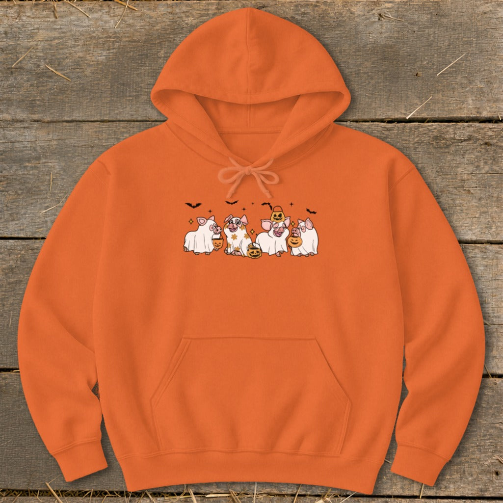 Ghostly Pigs Halloween Hoodie product image 2