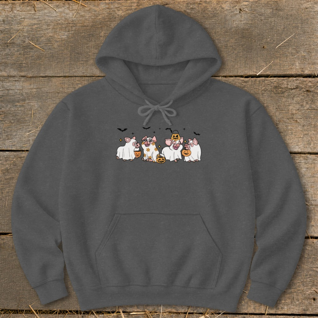 Ghostly Pigs Halloween Hoodie product image 7