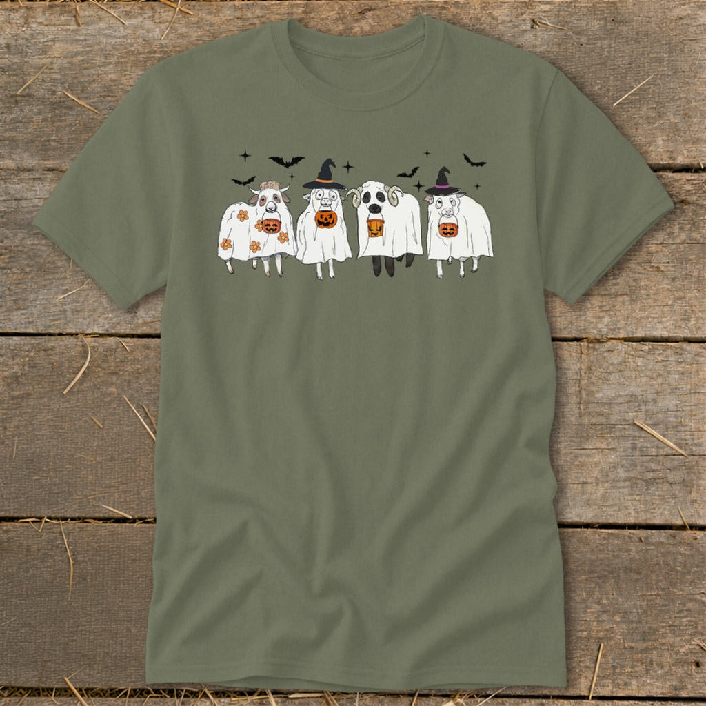 Ghostly Sheep Halloween Classic Tee product image 5